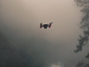 Коптер с огнемётом против насекомых