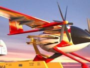 Электросамолёт с ультракоротким разбегом