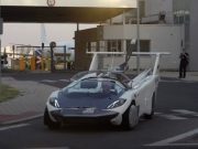 Первый в мире междугородний полёт на автомобиле!