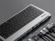 Необычная клавиатура QGeeM со множеством разных портов