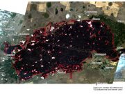 Пожары отслеживали через спутники