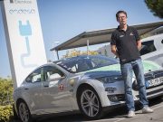 Испанский путешественник Рафаэль Де Местре – кругосветка на электромобиле через Казахстан