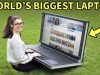 Энтузиасты создали гигантский 43-дюймовый ноутбук
