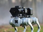 Робопса оборудовали огнеметом