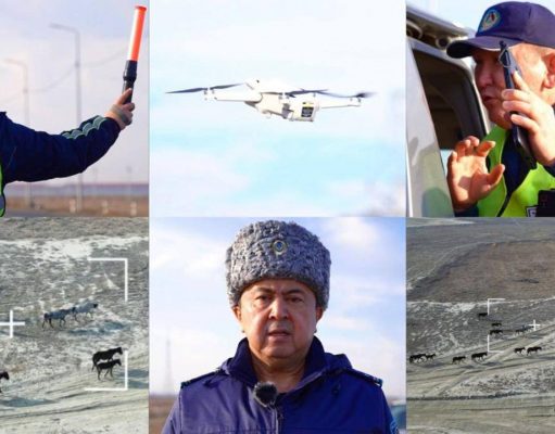 В Атырау используют дроны для снижения аварий на дорогах