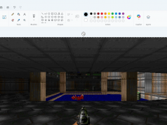 Легендарный Doom запустили в графическом редакторе MS Paint